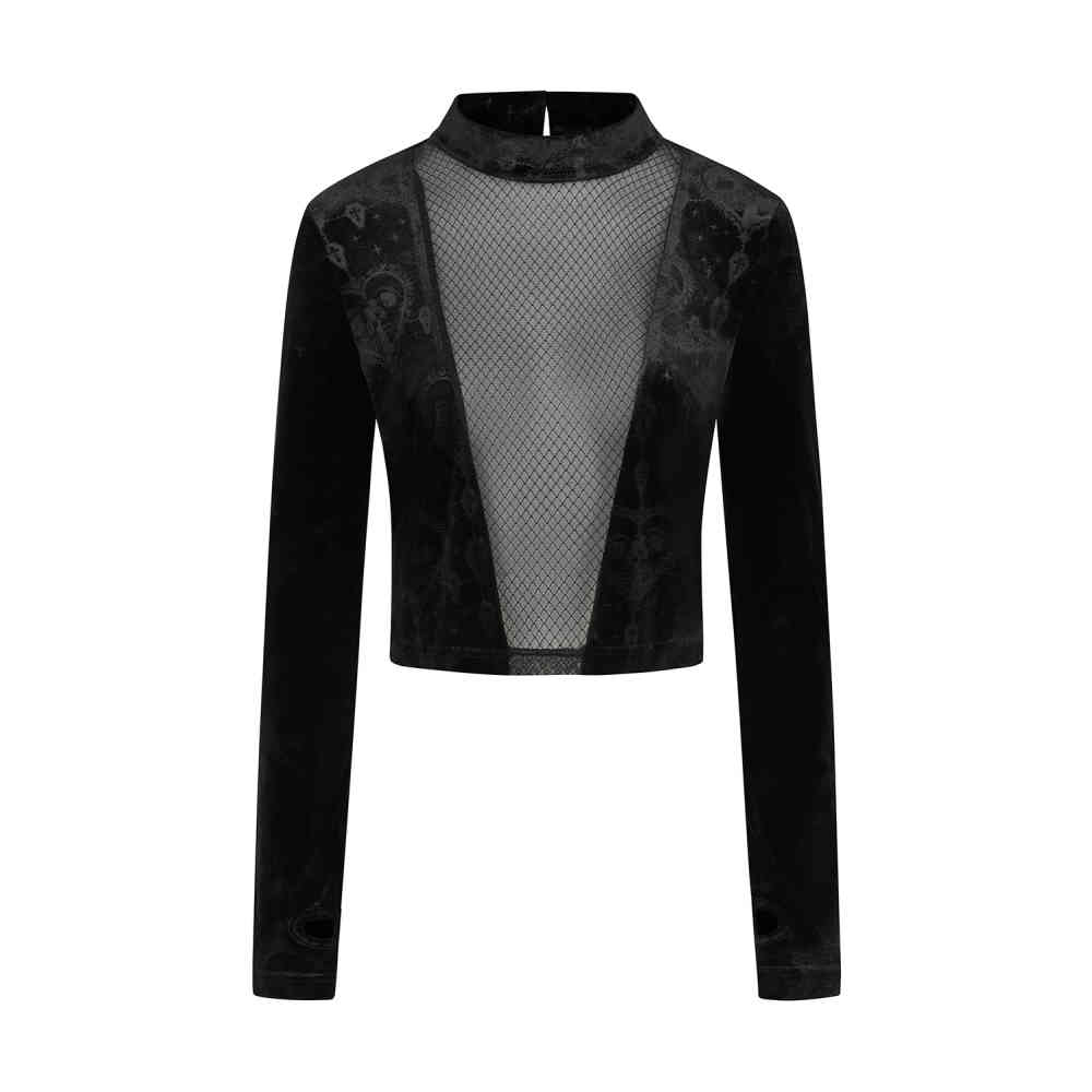 Banned - Selvatrix Longsleeve top - Black
